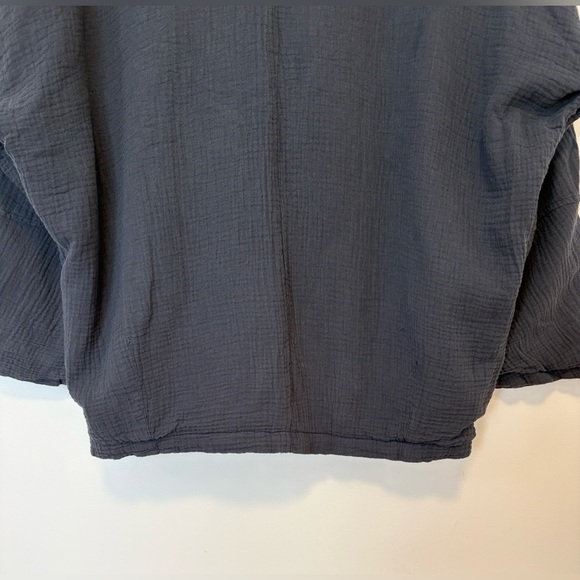 Free People oversized cotton blazer , sz : small - Picture 4 of 8